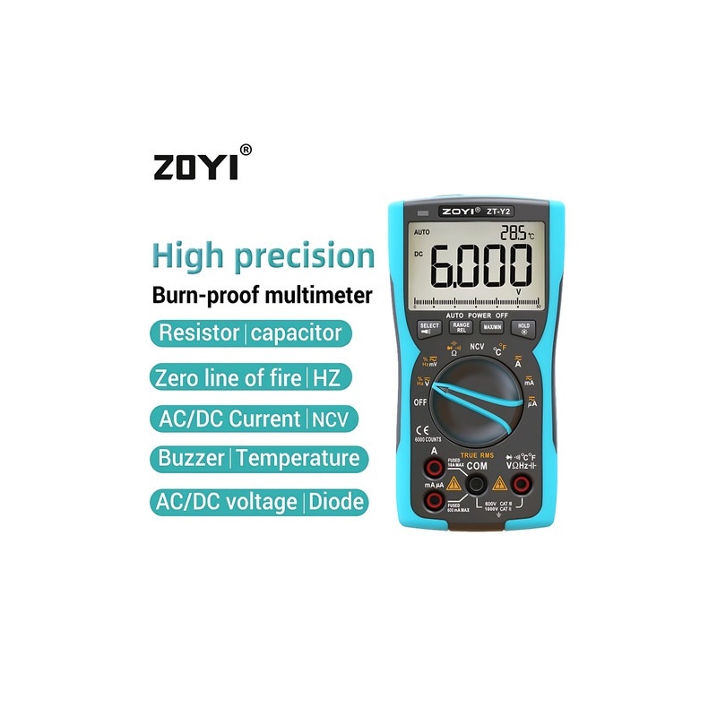 مولتی متر اتورنج دیجیتال ZOYI مدل ZT-Y2