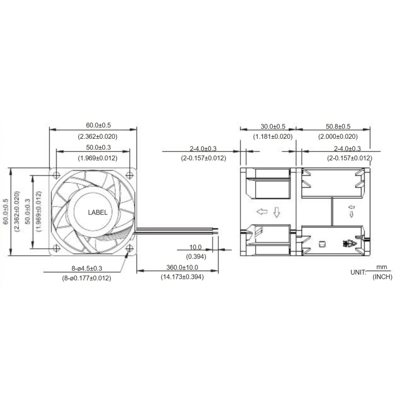 جت فن دوبل 12V سایز 8x8cm مدل SFB0612UHU مارک DELTA