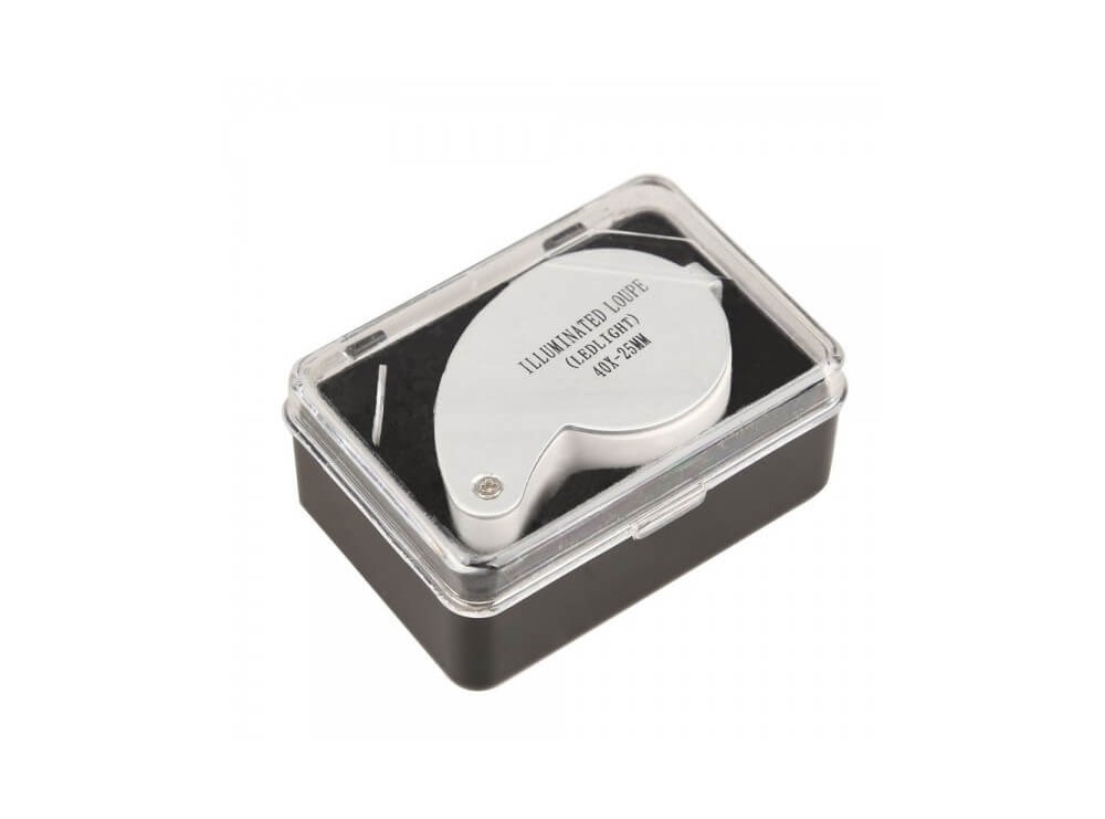 مجموعه 2 عددی ذره بین تاشو چراغدار 40X مدل MG21011