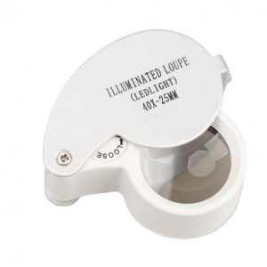 مجموعه 2 عددی ذره بین تاشو چراغدار 40X مدل MG21011