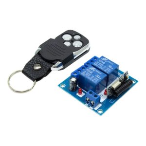 فرستنده گیرنده 2 کاناله صنعتی 433MHZ رادیویی با ریموت کد لرن ایرانیک