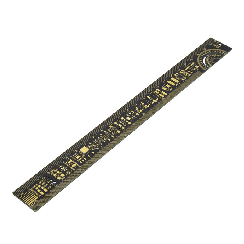 مجموعه 3 عددی خط کش PCB پکیج های قطعات الکترونیک 25 سانتی متری طرح A