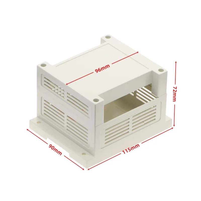 مجموعه 3 عددی جعبه ریلی Rail Box سفید وارداتی 115x90x72mm