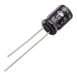 مجموعه 37 عددی خازن الکترولیتی 330uF / 10V کره ای مارک SAMWHA سری WL