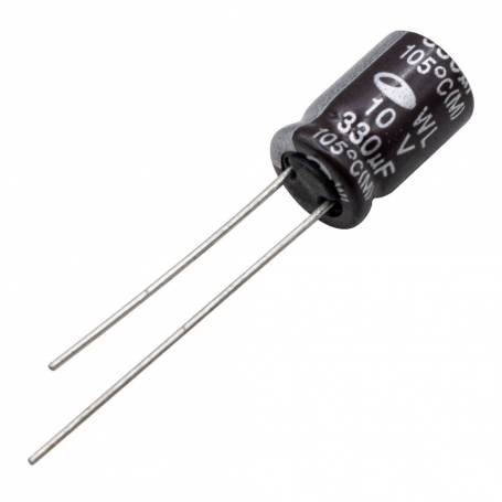 مجموعه 37 عددی خازن الکترولیتی 330uF / 10V کره ای مارک SAMWHA سری WL