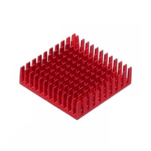 مجموعه 5 عددی هیت سینک سایز 4x4cm مخصوص المان سردکننده رنگ قرمز