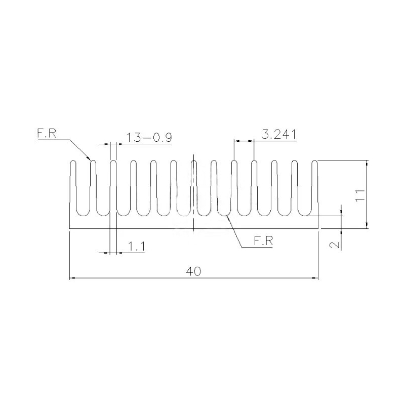 مجموعه 5 عددی هیت سینک سایز 4x4cm مخصوص المان سردکننده رنگ قرمز