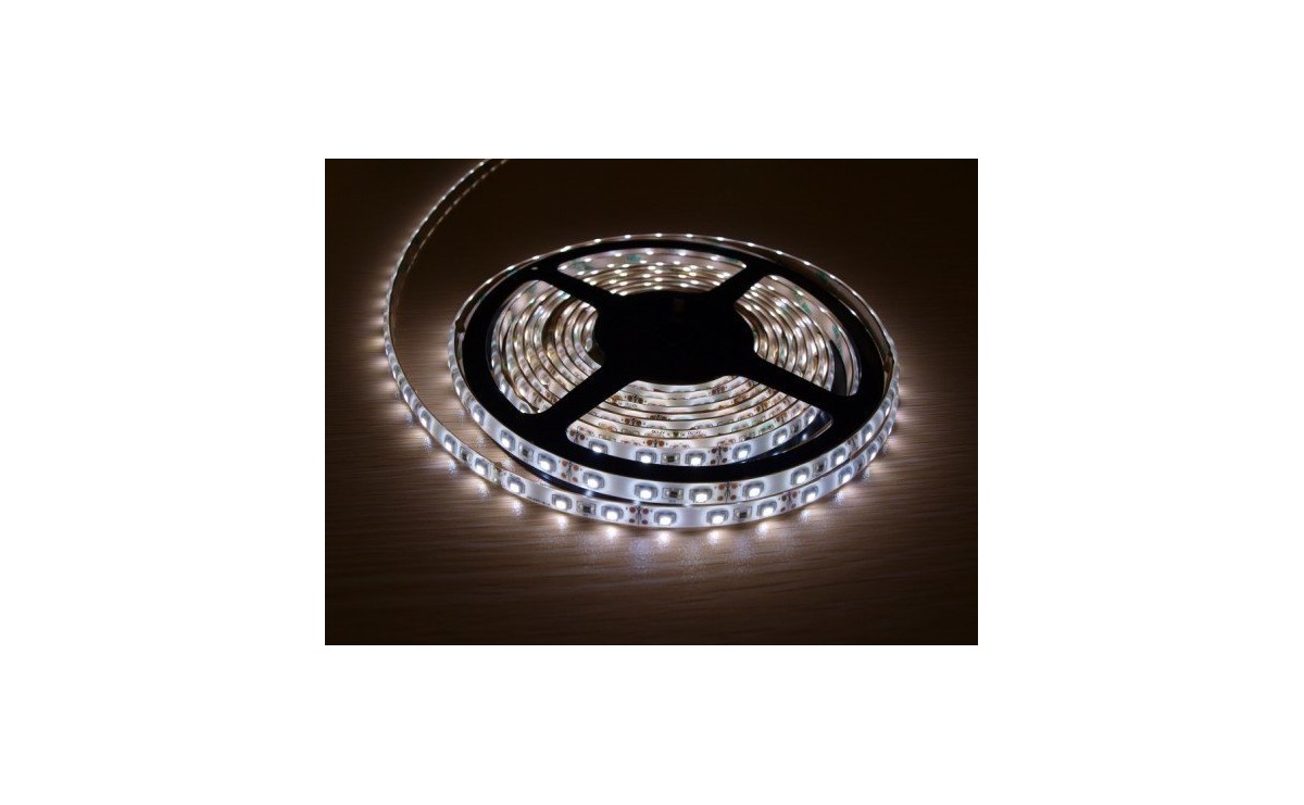 LED نواری سفید مهتابی درشت 5050 60Pcs رول 5متری