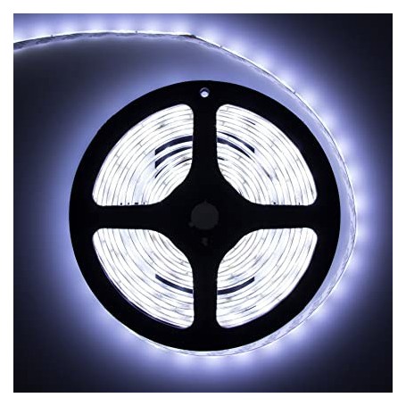 LED نواری سفید مهتابی درشت 5050 60Pcs رول 5متری