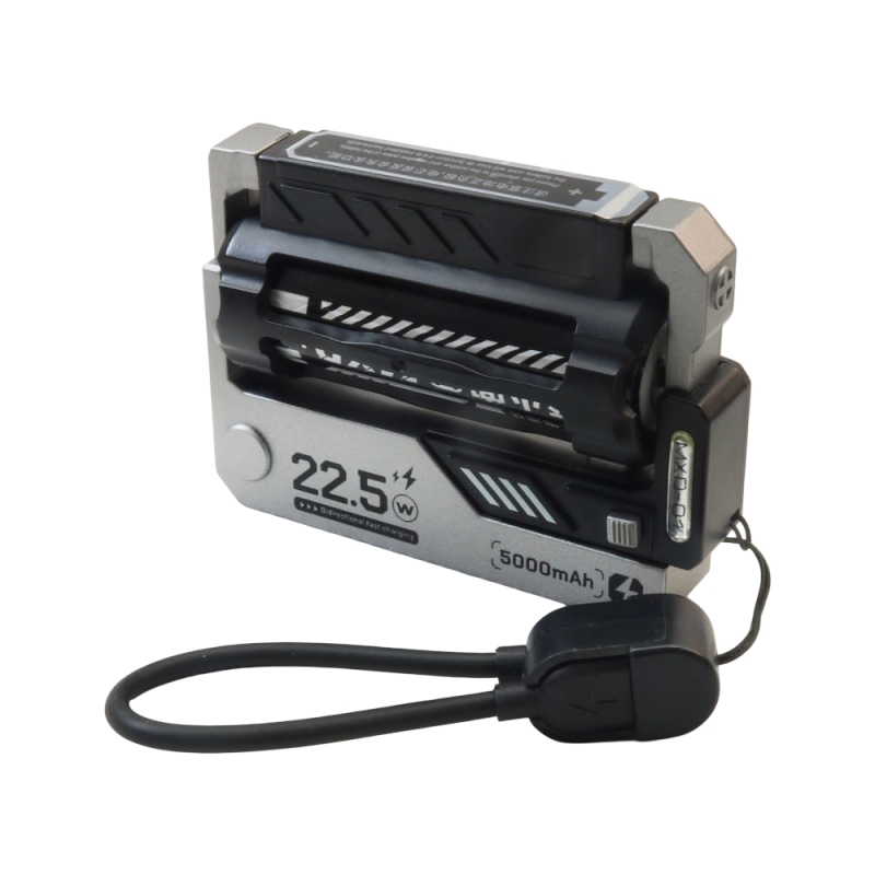 پاوربانک MXD-01 با باتری قابل تعویض و شارژ سریع 22.5 وات