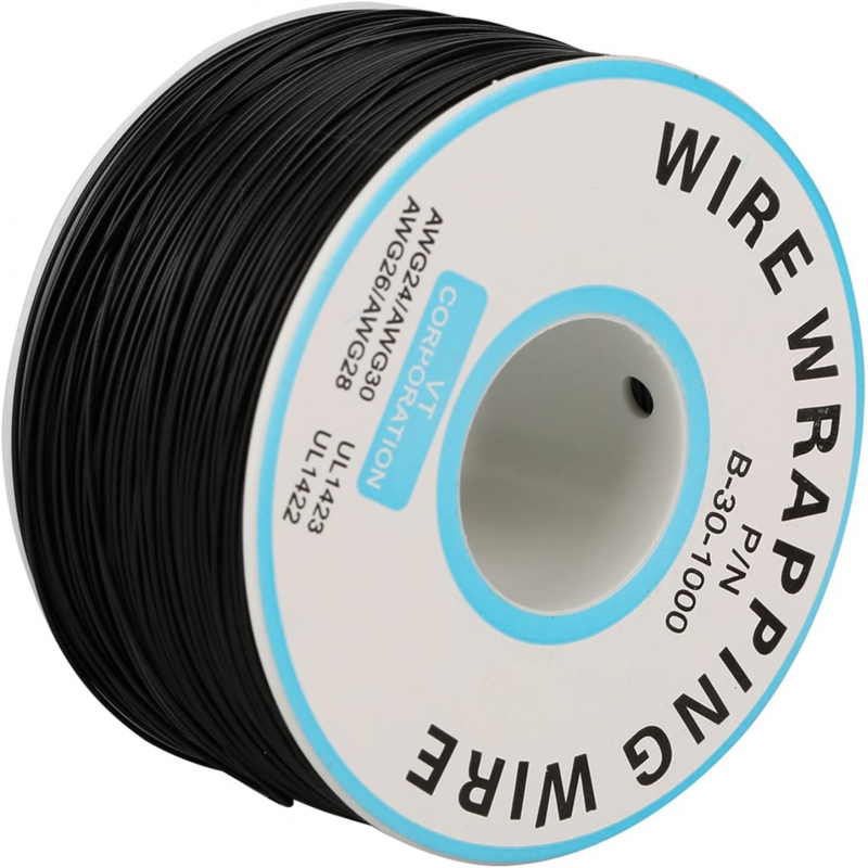 سیم وایرپ WRAPPING حلقه ای مشکی کد B-30-1000 سیم وایرپ WRAPPING حلقه ای مشکی کد B-30-1000