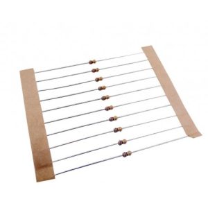 مجموعه 10 عددی مقاومت فشرده 18 اهم 1/4W کره ای مارک ABCO سری CRS بسته200 تایی