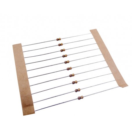 مجموعه 10 عددی مقاومت فشرده 18 اهم 1/4W کره ای مارک ABCO سری CRS بسته200 تایی