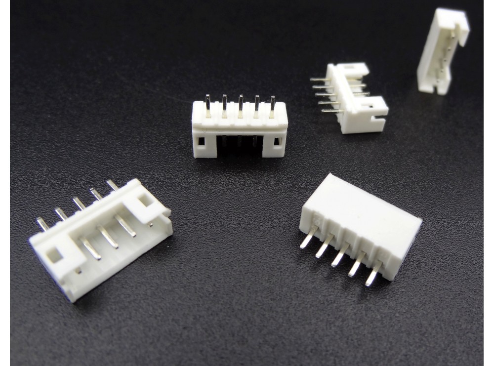 مجموعه 12 عددی کانکتور PH مینیاتوری 5 پین نری صاف بسته 50 تایی مجموعه 12 عددی کانکتور PH مینیاتوری 5 پین نری صاف بسته 50 تایی