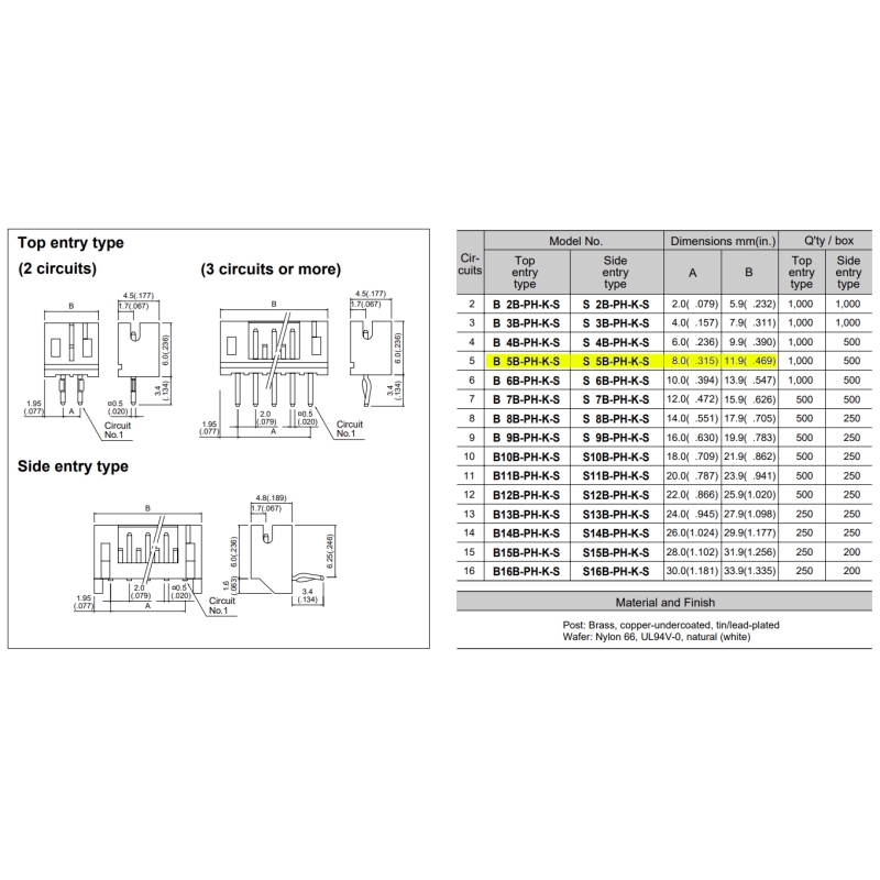 مجموعه 12 عددی کانکتور PH مینیاتوری 5 پین نری صاف بسته 50 تایی مجموعه 12 عددی کانکتور PH مینیاتوری 5 پین نری صاف بسته 50 تایی