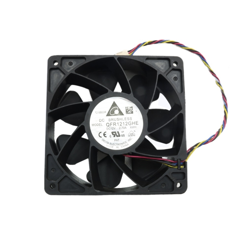 جت فن بلبرینگی 12V-2.7A سایز 12x12x3.8 مارک DELTA مدل QFR1212GHE جت فن بلبرینگی 12V-2.7A سایز 12x12x3.8 مارک DELTA مدل QFR1212GHE