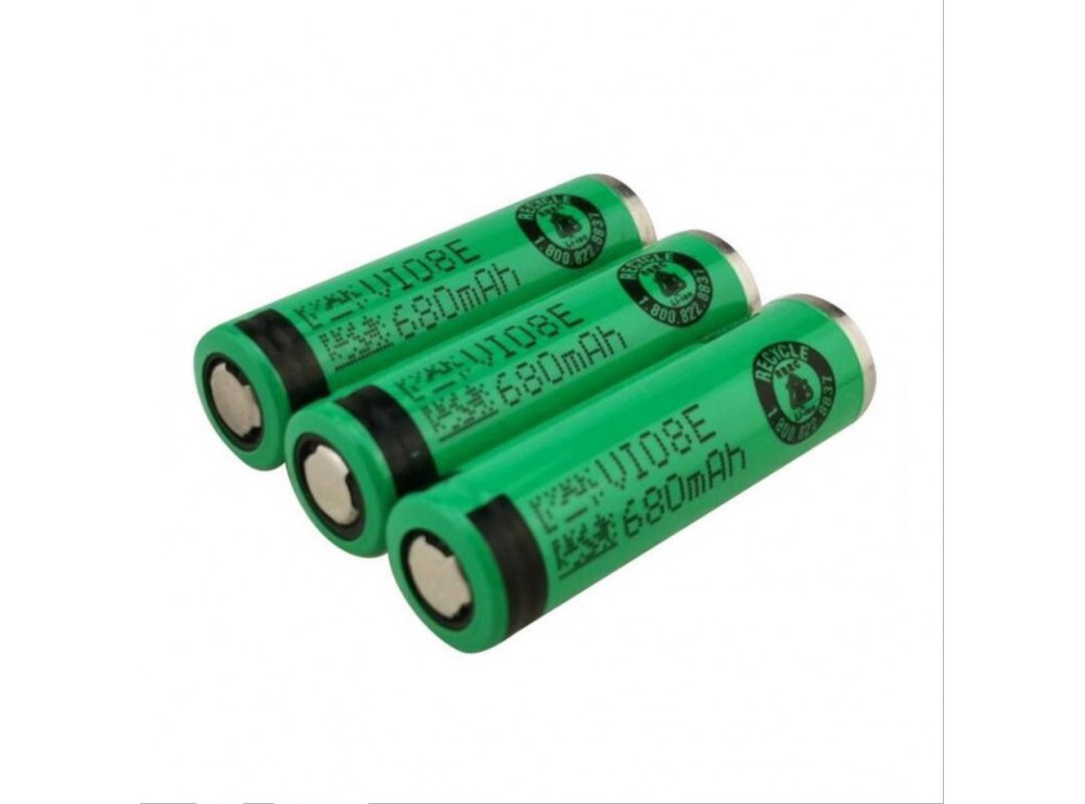 مجموعه 2 عددی باتری لیتیوم یون 3.7v سایز 14500 680mAh مارک Sony