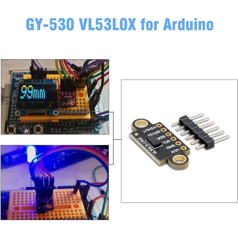 مجموعه 2 عددی ماژول فاصله سنج لیزری VL53L0X GY-53 محصول CJMCU