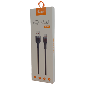 کابل شارژ اورجینال تایپ سی King Plus HK-64