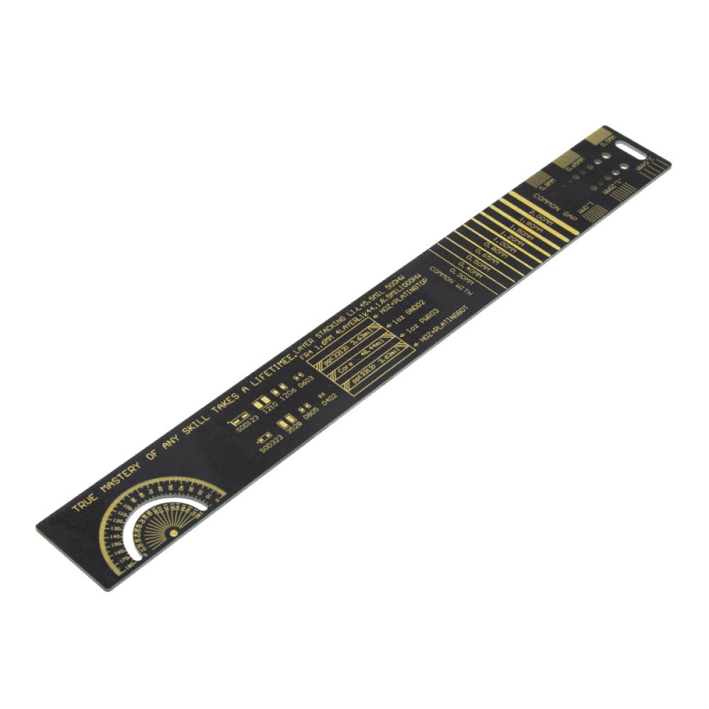 مجموعه 3 عددی خط کش PCB پکیج های قطعات الکترونیک 25 سانتی متری طرح B