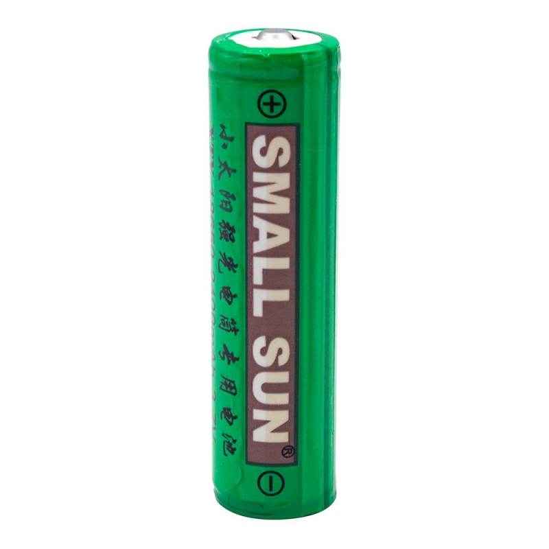 باتری لیتیوم یون 3.7v سایز 18650 2400mAh چیپ دار مارک Small Sun باتری لیتیوم یون 3.7v سایز 18650 2400mAh چیپ دار مارک Small Sun