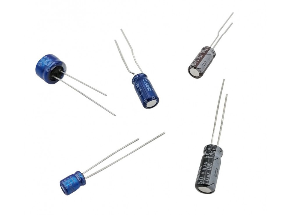 مجموعه 39 عددی خازن الکترولیتی 220uF / 4V ژاپنی مارک ELNA