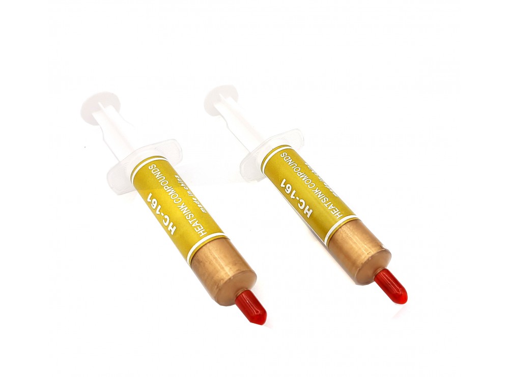 مجموعه 6 عددی خمیر سیلیکون سرنگی 5 گرمی طلایی HC-161