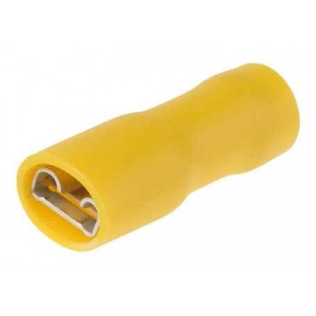 سرسیم کولری تمام روکش مادگی زرد سایز 6.3 مدل FDFS5.5-250 بسته100 تایی سرسیم کولری تمام روکش مادگی زرد سایز 6.3 مدل FDFS5.5-250 بسته100 تایی