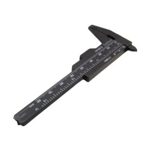 مجموعه 7 عددی مینی کولیس پلاستیکی 8 سانتی متری مشکی