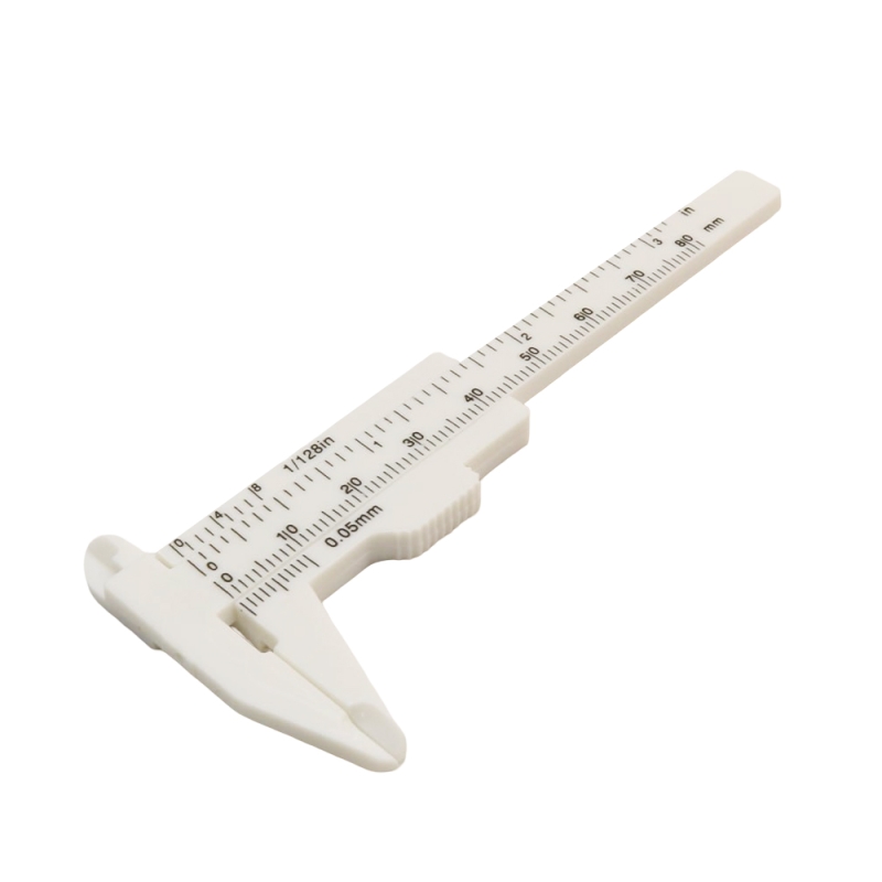 مجموعه 7 عددی مینی کولیس پلاستیکی 8 سانتی متری سفید