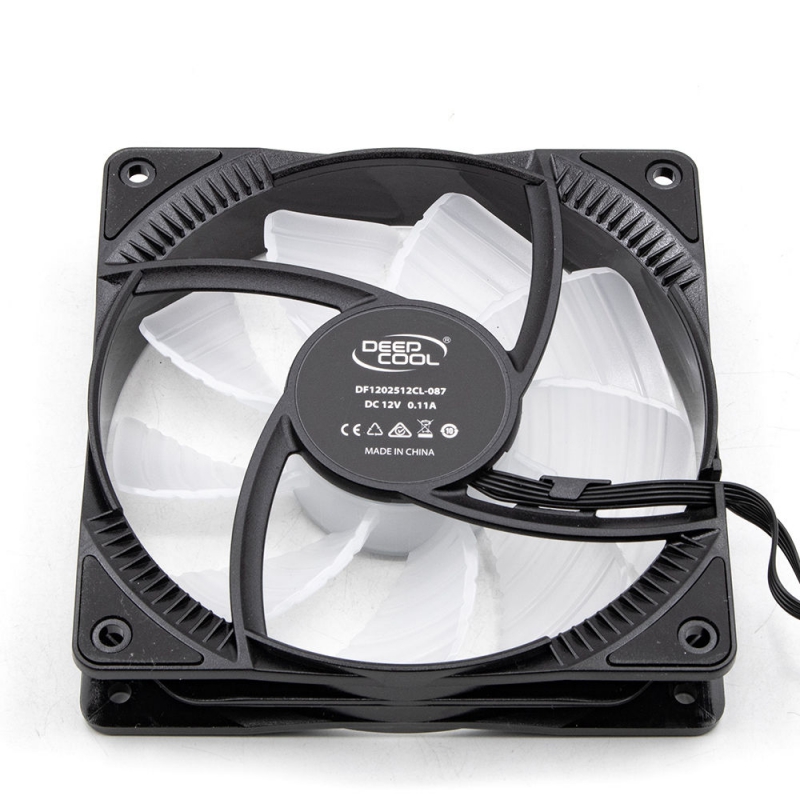 فن کیس RGB LED PWM سایز 12X12 مدل RF120M مارک DEEPCOOL