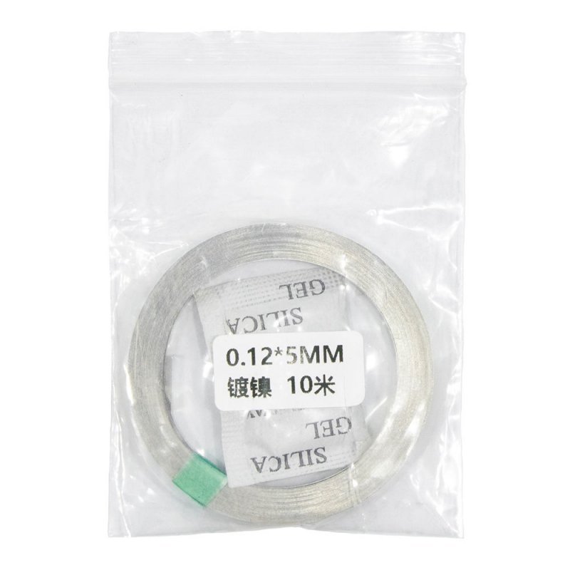 نوار نیکل جوش باتری قلع اندود شده 10متری عرض 5mm