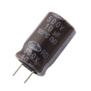 مجموعه 11 عددی خازن الکترولیتی 10uF / 500V کره ای مارک (SLC) SAMWHA