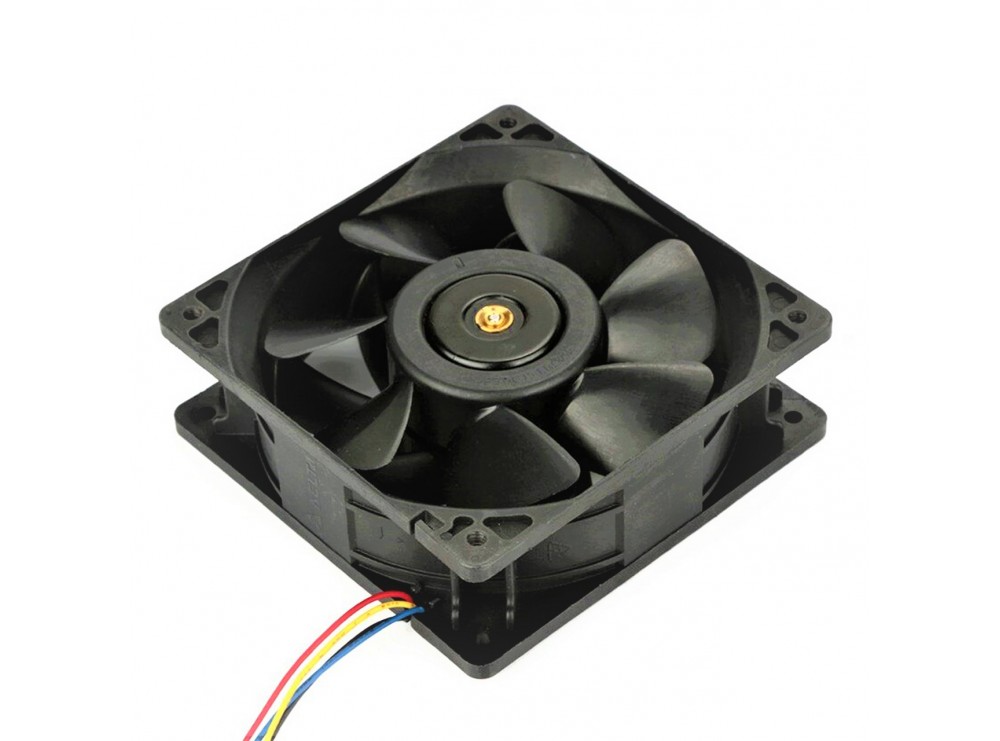 فن بلبرینگی 12V-2.8A چهارسیمه سایز 12x12 عرض 3.8cm کد KZ12038B012X فن بلبرینگی 12V-2.8A چهارسیمه سایز 12x12 عرض 3.8cm کد KZ12038B012X