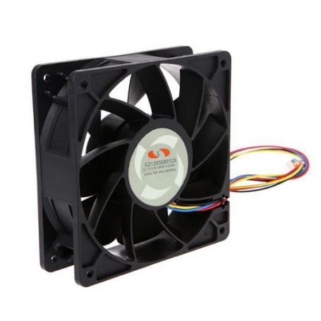 فن بلبرینگی 12V-2.8A چهارسیمه سایز 12x12 عرض 3.8cm کد KZ12038B012X فن بلبرینگی 12V-2.8A چهارسیمه سایز 12x12 عرض 3.8cm کد KZ12038B012X