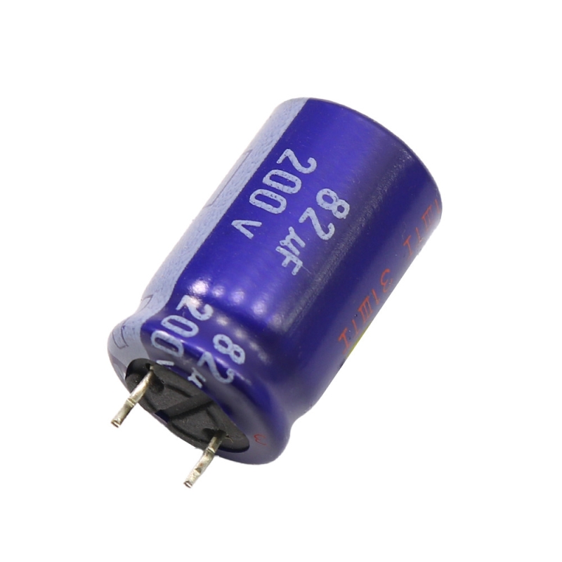 مجموعه 15 عددی خازن الکترولیتی صوتی 82uF / 200V مالزی مارک PANASONIC