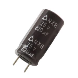 مجموعه 17 عددی خازن الکترولیتی 820uF / 25V کره ای مارک SAMYOUNG (SLC)