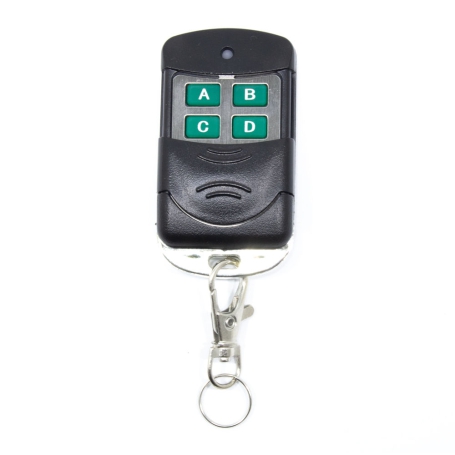 مجموعه 2 عددی ریموت 4 کانال کدلرن طرح ساید 433MHz مدل ABCD سبز مجموعه 2 عددی ریموت 4 کانال کدلرن طرح ساید 433MHz مدل ABCD سبز
