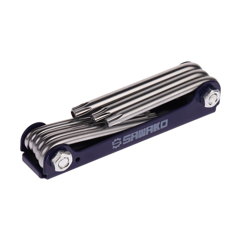 مجموعه 2 عددی آچار آلن چاقویی ستاره ای 8 تایی مدل S2902 مارک SAWAKO