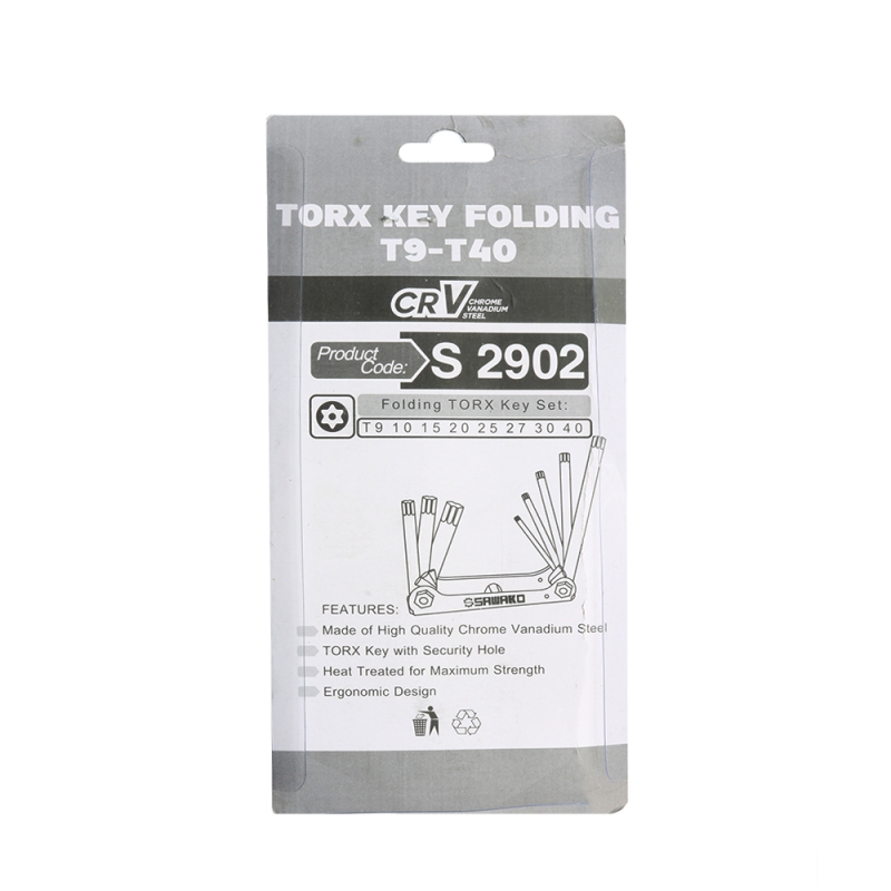 مجموعه 2 عددی آچار آلن چاقویی ستاره ای 8 تایی مدل S2902 مارک SAWAKO