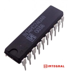 مجموعه 20 عددی تراشه بافر 74HC240AN پکیج DIP مارک INTEGRAL