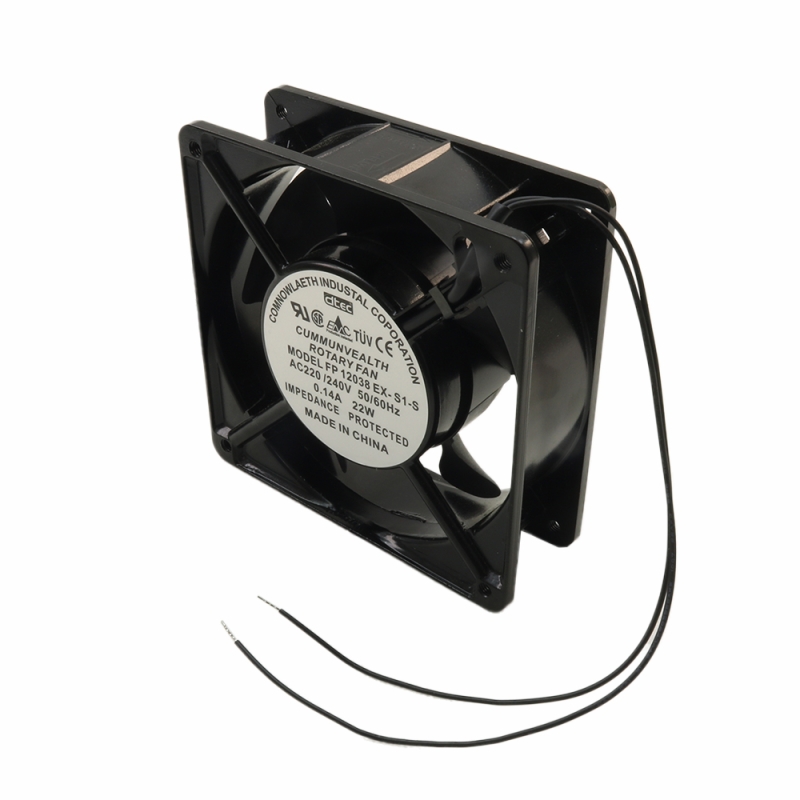 فن 220V فلزی 12x12cm ضخامت 3.8cm فن 220V فلزی 12x12cm ضخامت 3.8cm