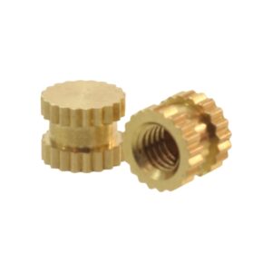 مجموعه 23 عددی مهره برنجی آج دار اینسرتی سربسته M3 طول 4mm