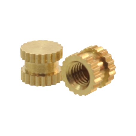 مجموعه 23 عددی مهره برنجی آج دار اینسرتی سربسته M3 طول 4mm