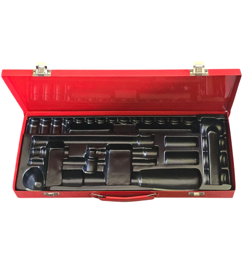 جعبه بکس 24 پارچه خالی با پارتیشن متعلقات فورتیکا FORTIKA مدل قرمز