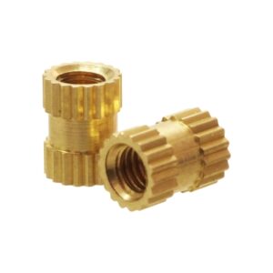 مجموعه 24 عددی مهره برنجی آج دار اینسرتی M3 طول 6mm