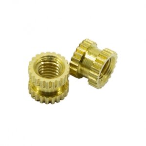 مجموعه 25 عددی مهره برنجی آج دار اینسرتی M3 طول 4mm