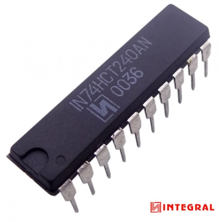 مجموعه 26 عددی تراشه بافر 74HCT240AN پکیج DIP مارک INTEGRAL