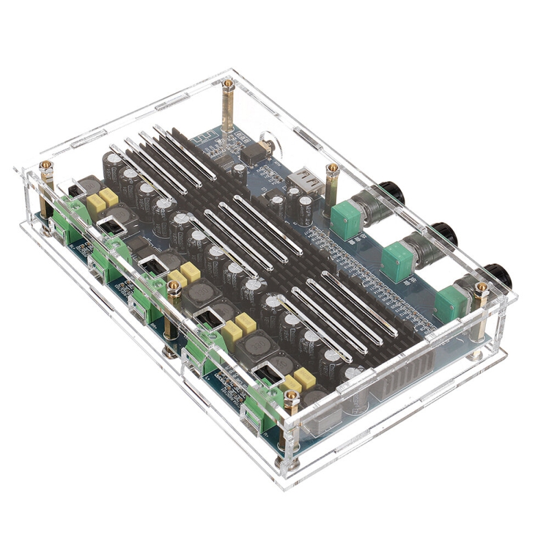 ماژول آمپلی فایر بلوتوثی 2x50W و ساب ووفر 2X100W وات استریو مدل XH-A310