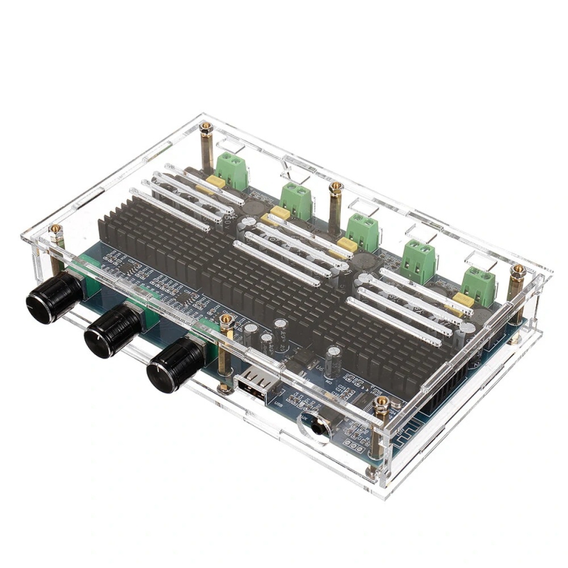 ماژول آمپلی فایر بلوتوثی 2x50W و ساب ووفر 2X100W وات استریو مدل XH-A310